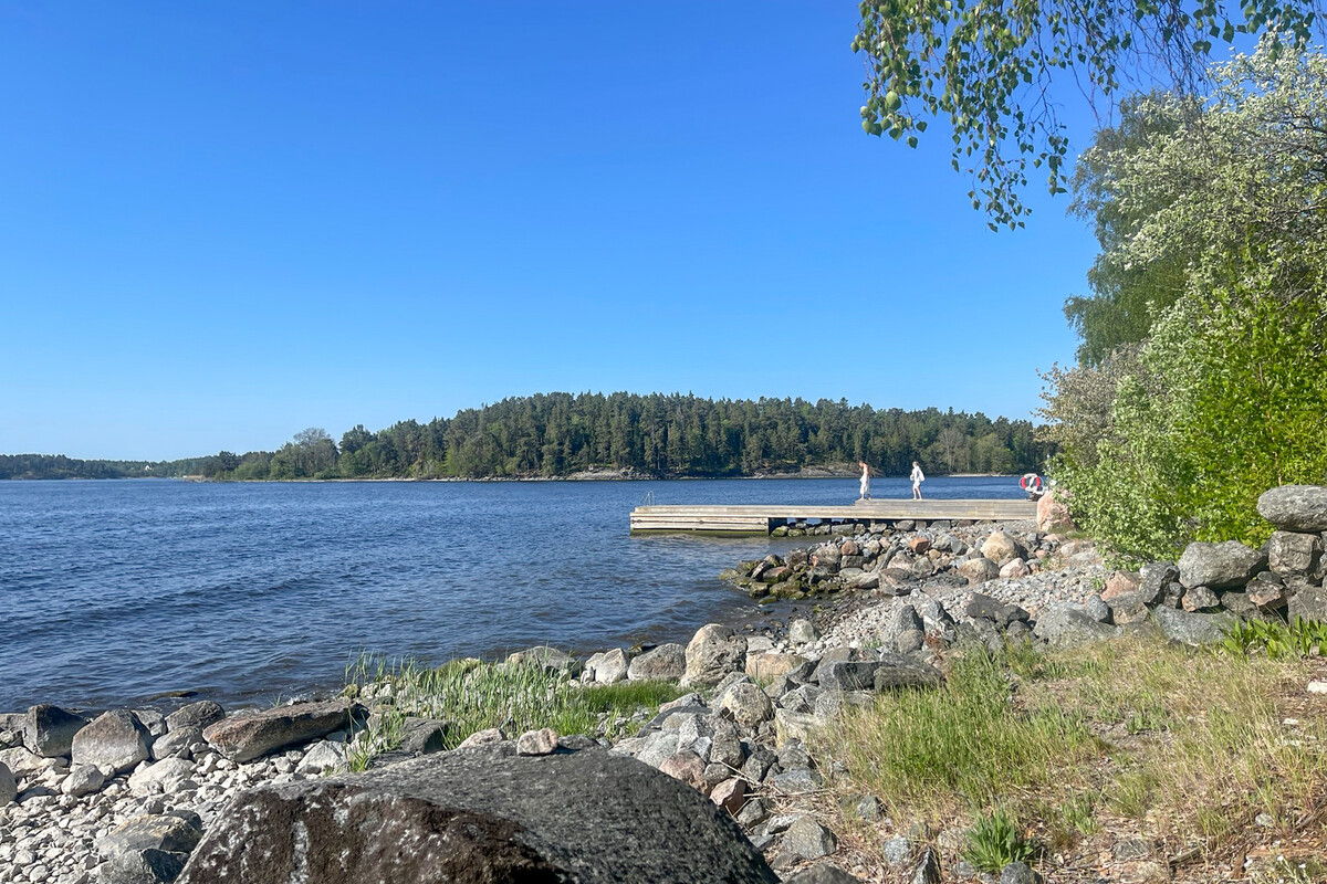 Badbrygga nedanför Grenadjärsvägen