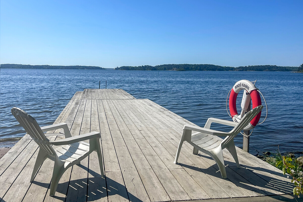 Badbryggan nedanför Grenadjärsvägen