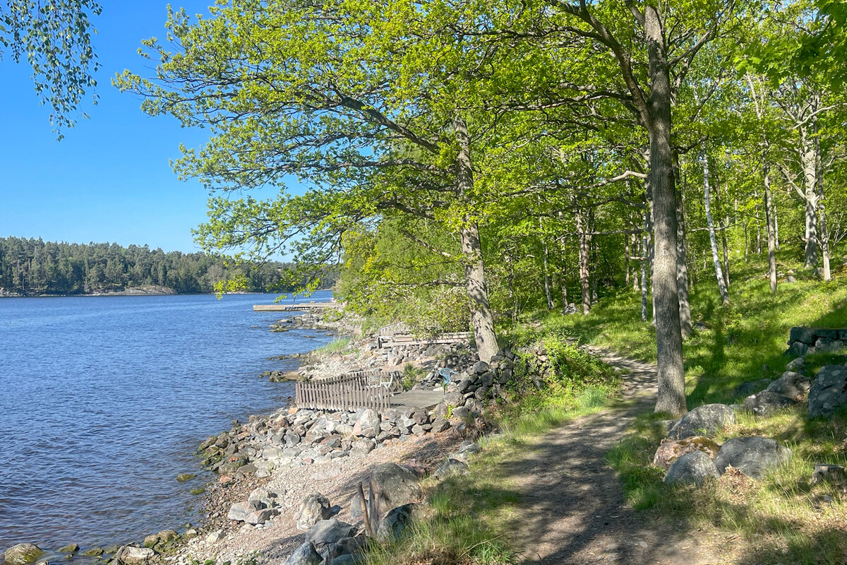Strandpromenaden nedanför Grenadjärsvägen