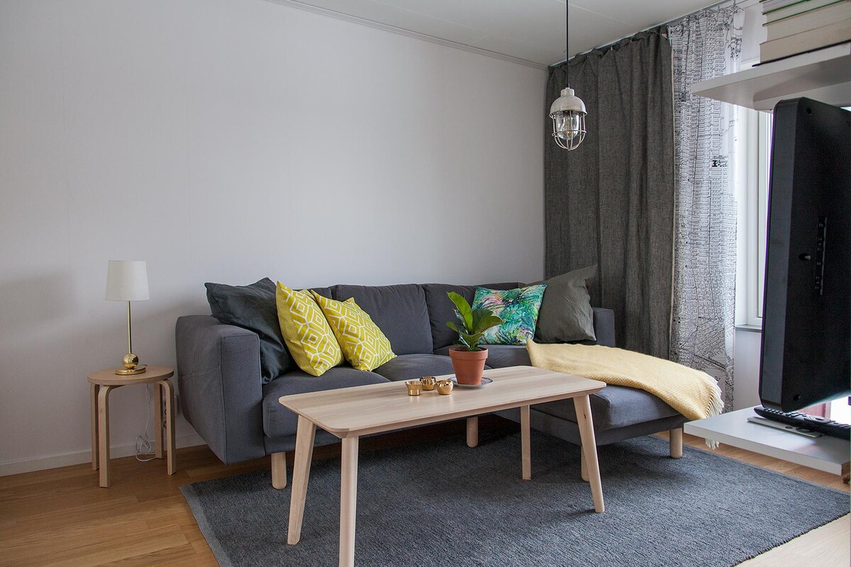 Del av vardagsrum. Kan göras om till ytterligare ett sovrum om så önskas