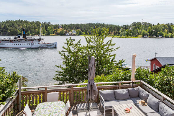 Många fina uteplatser i solen