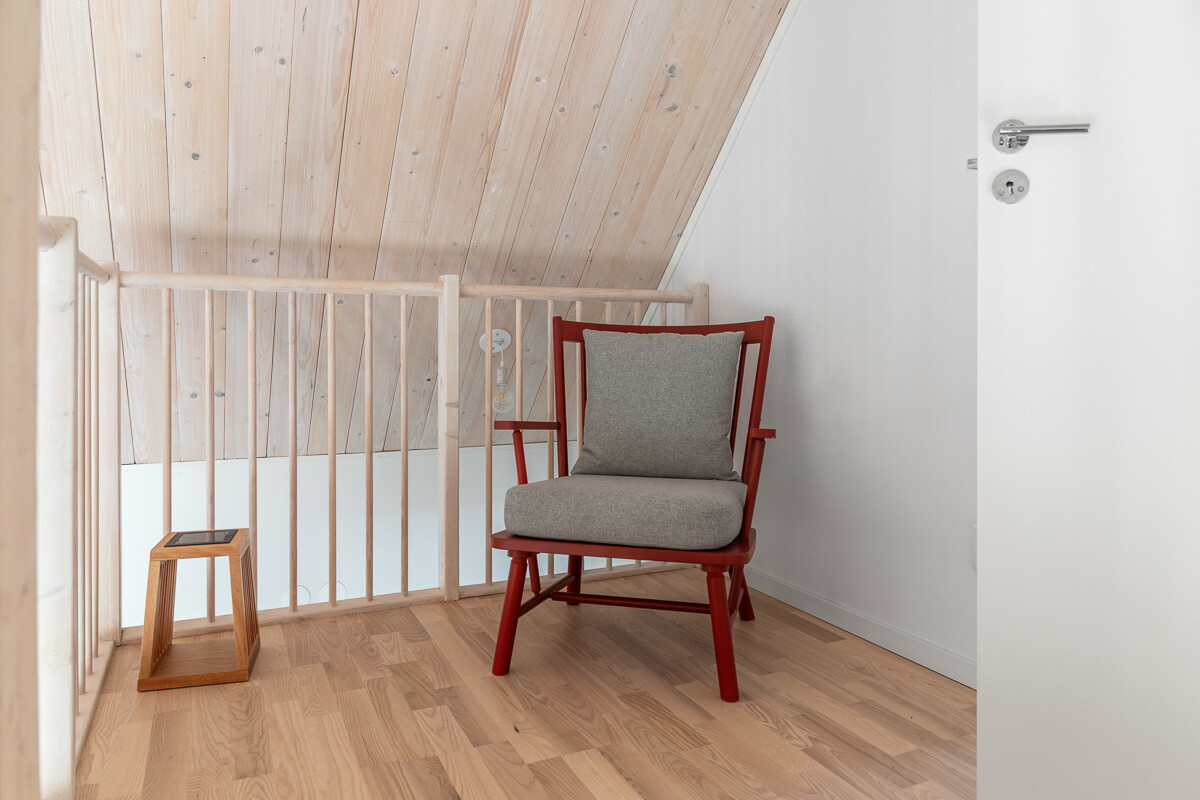 Loft med sovrum