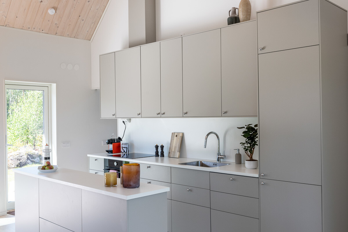 Stilrent med smart köksö