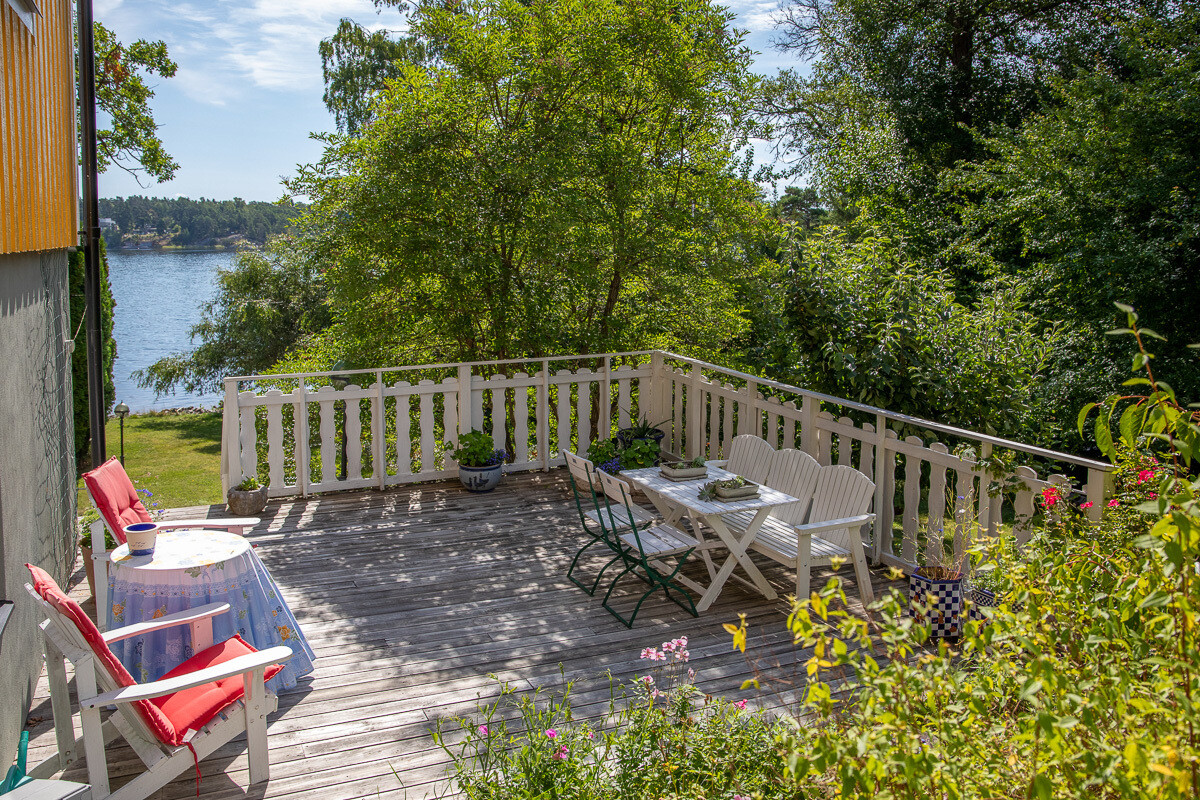 Flertalet uteplatser