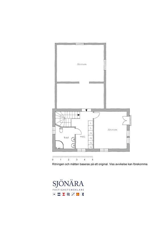 Planritning övre plan