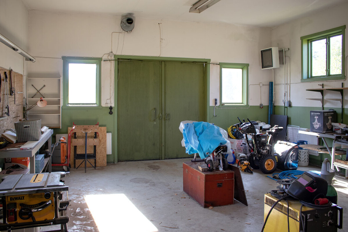 1 av 5 utrymmen i ladan