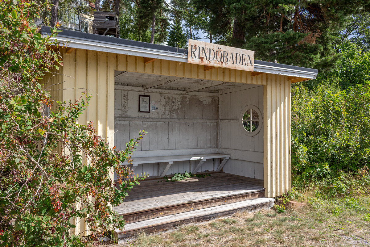 Närbelägna Rindöbaden