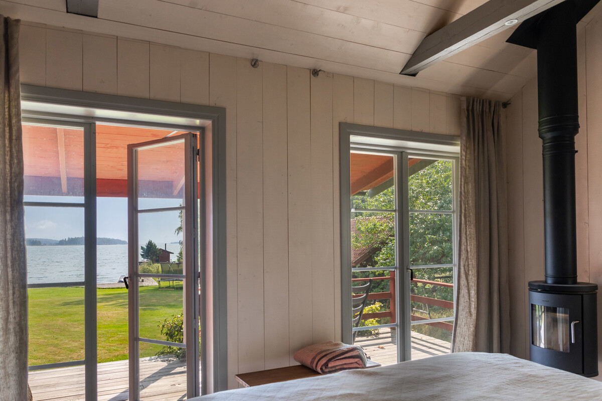 Utsikt från stora sovrummet