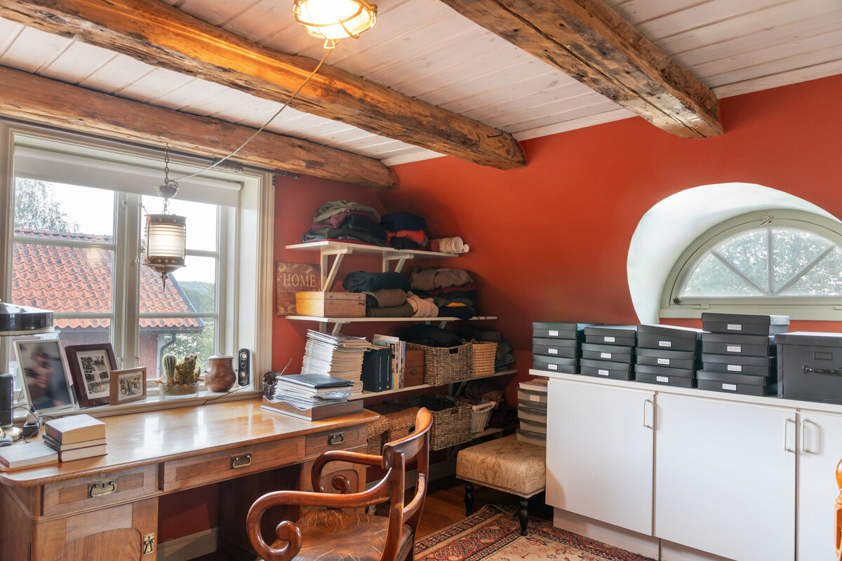 Arbetsrum/sovrum övre plan