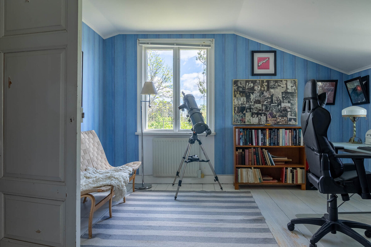 Tre sovrum på övervåningen