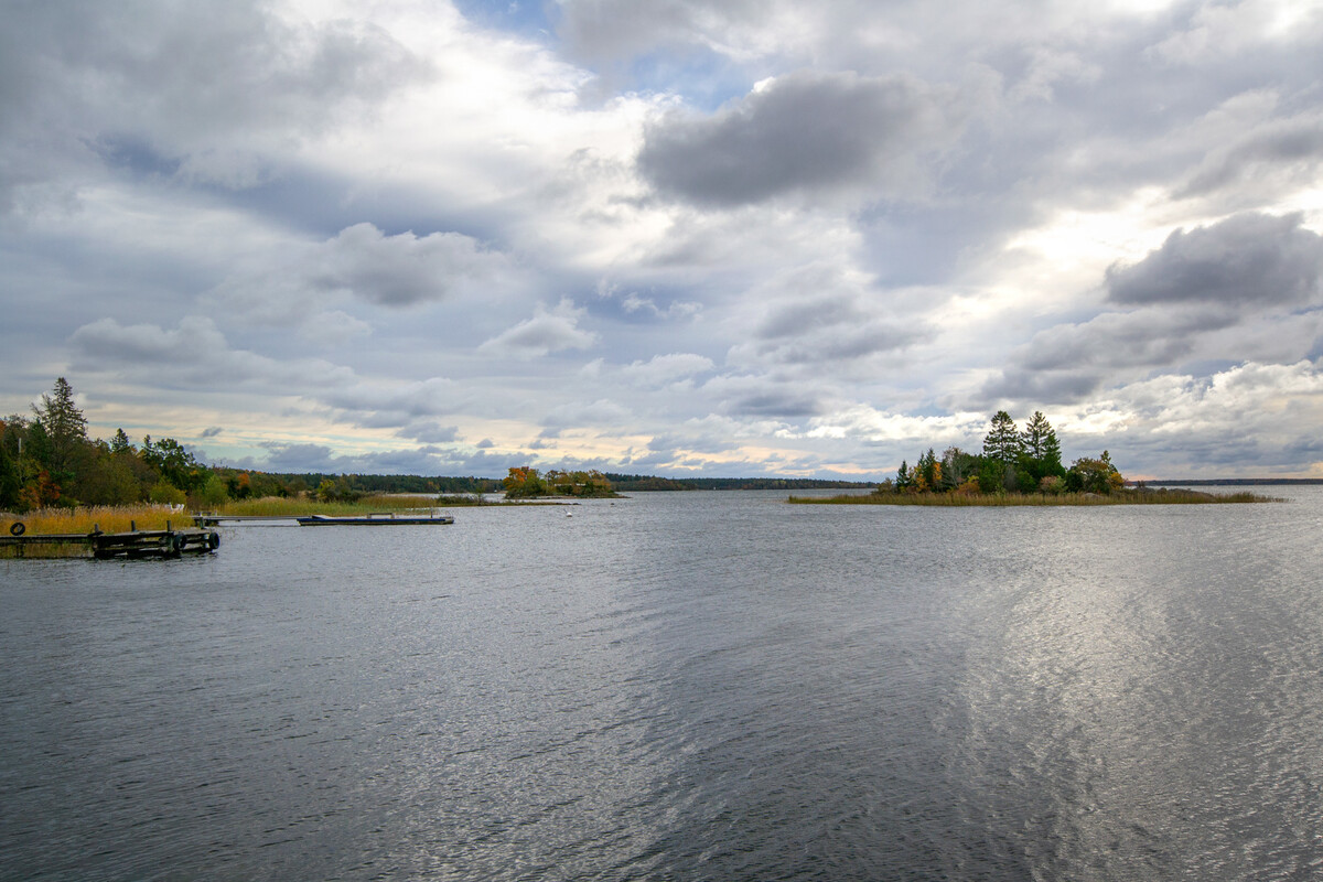 Utsikt i öster från bryggan