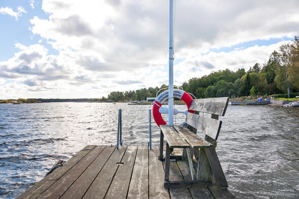 Badbrygga nere i viken