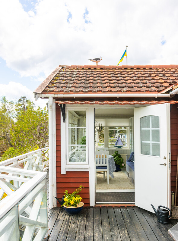 Entré till glasveranda