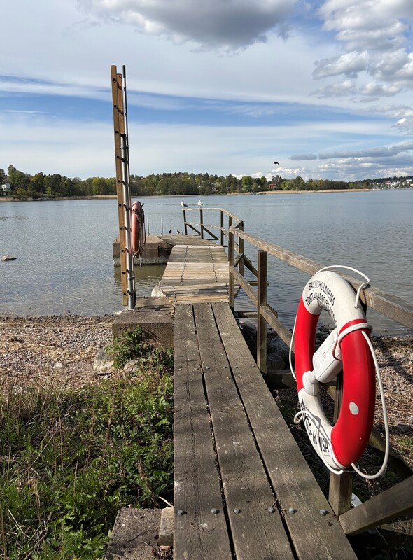 Postbryggan för bad
