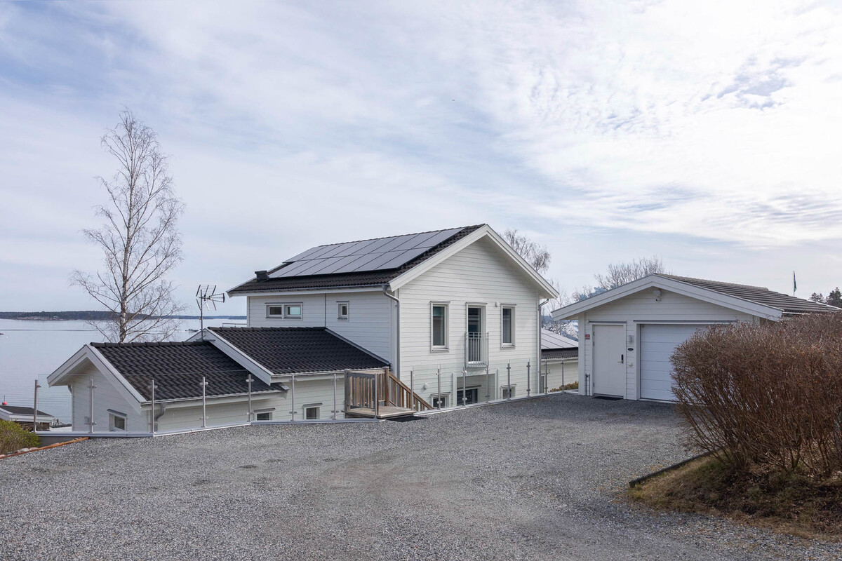 Gott om plats för parkering och garage