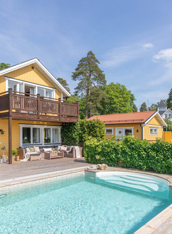 Pool i söderläge