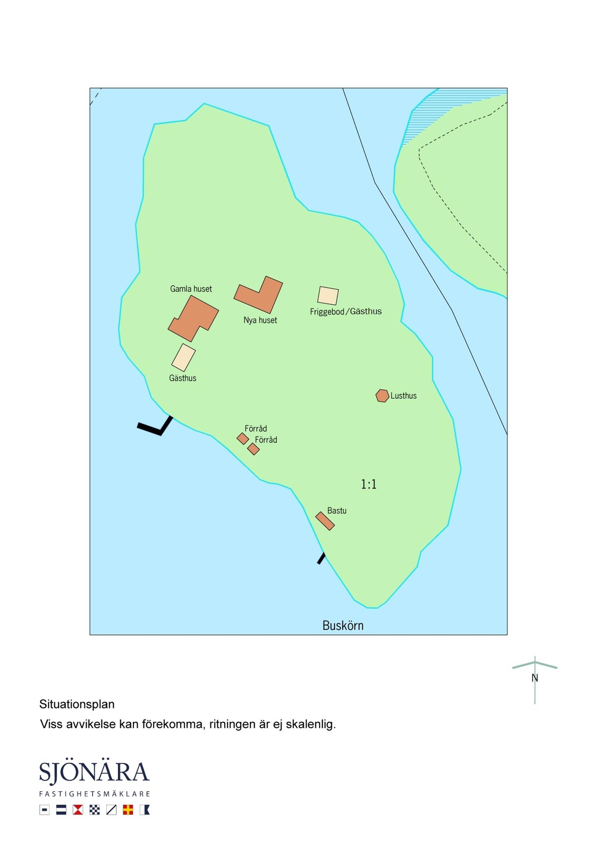 Egen ö mellan fastland och hav | Sjönära Fastigheter