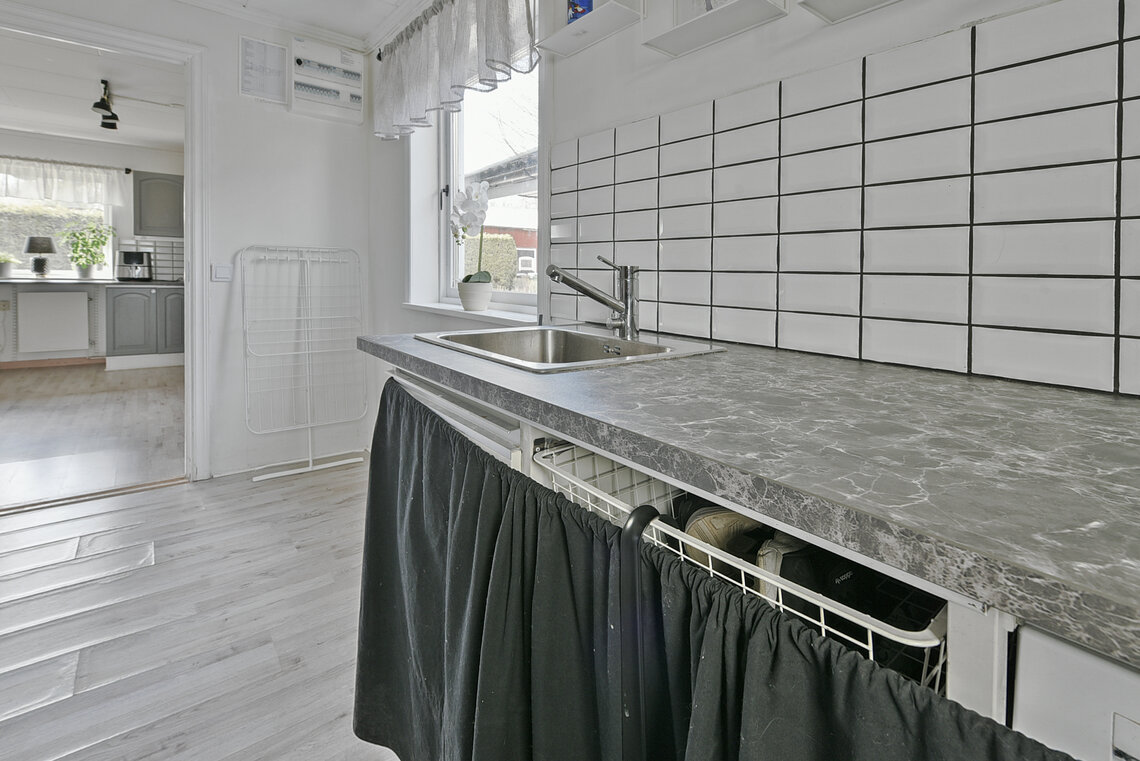 Tvättavdelning med groventré Tvättavdelning med groventré