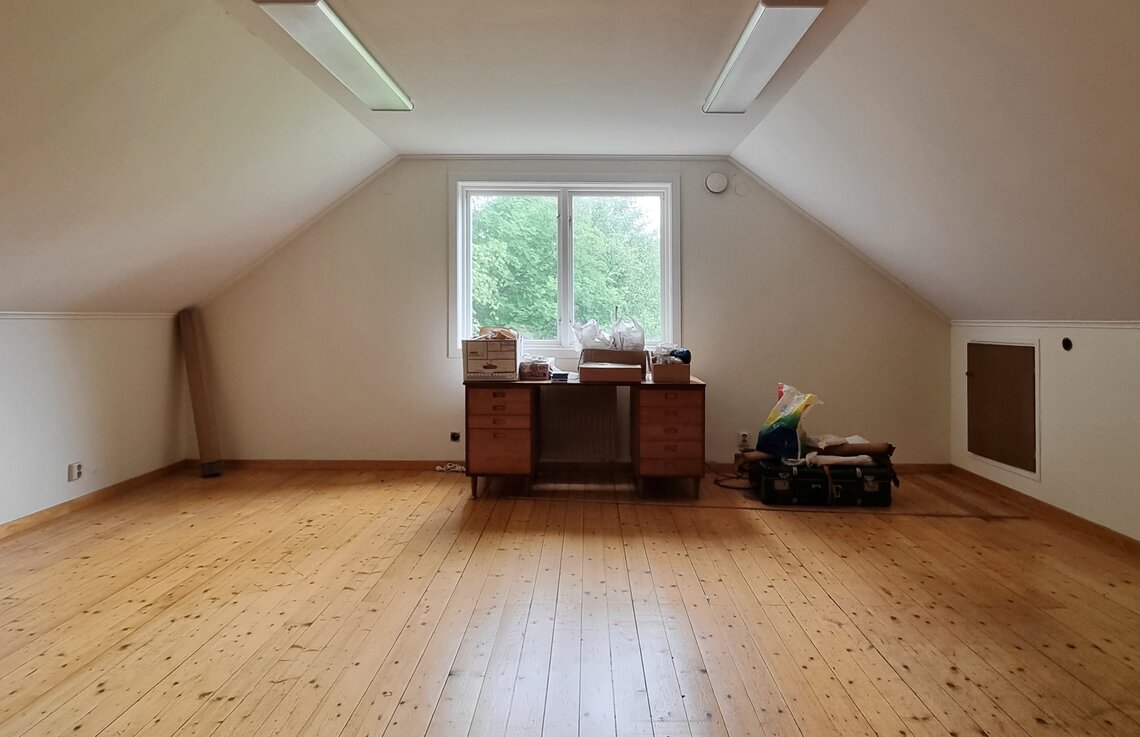 Stort rum övre plan Stort rum övre plan